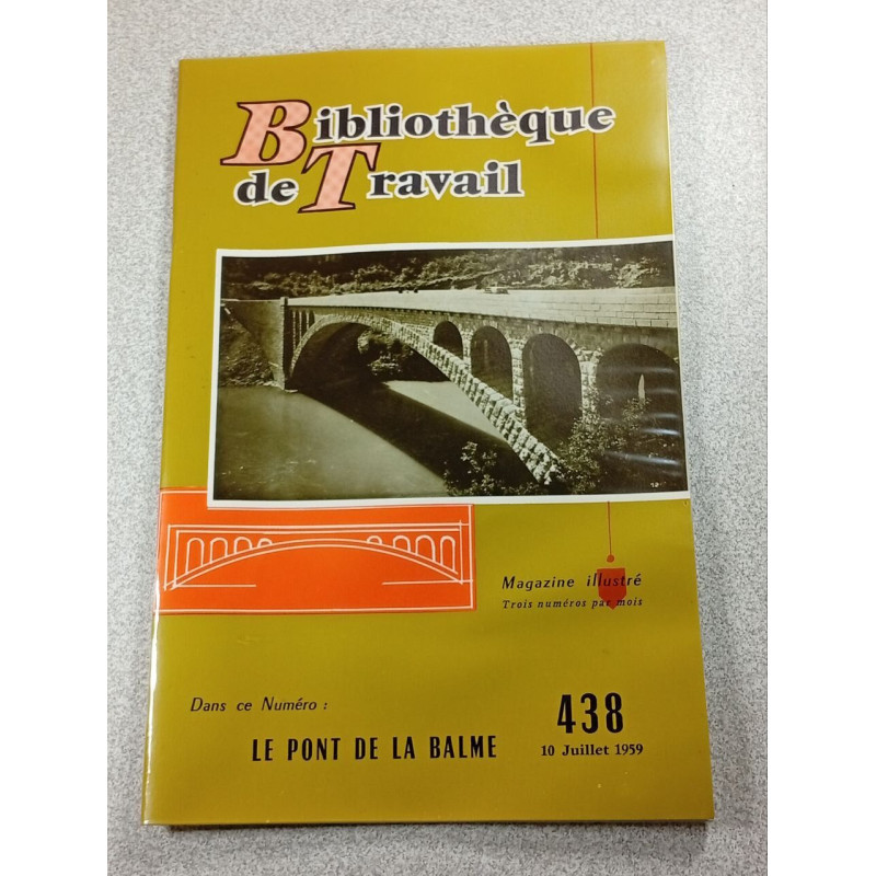 BT bibliothèque de travail n°438