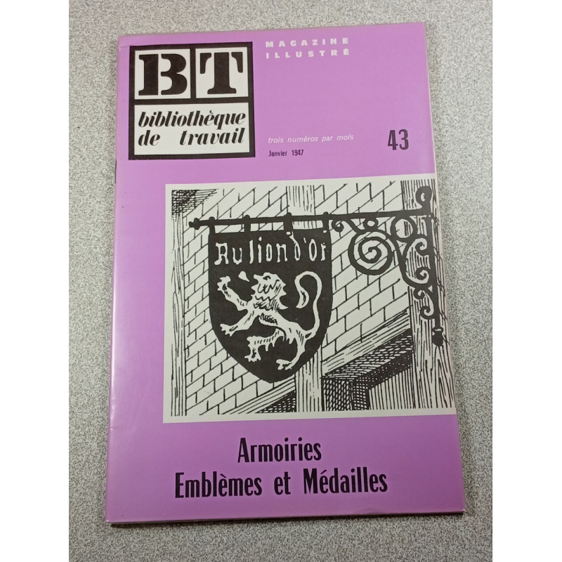 BT bibliothèque de travail n°43