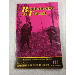 BT bibliothèque de travail n°403