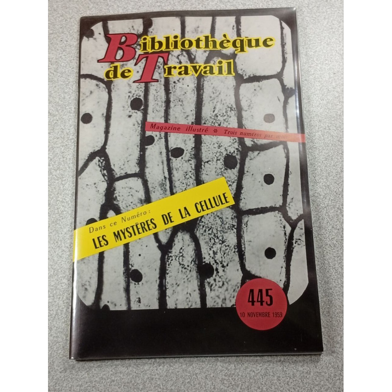 BT bibliothèque de travail n°445