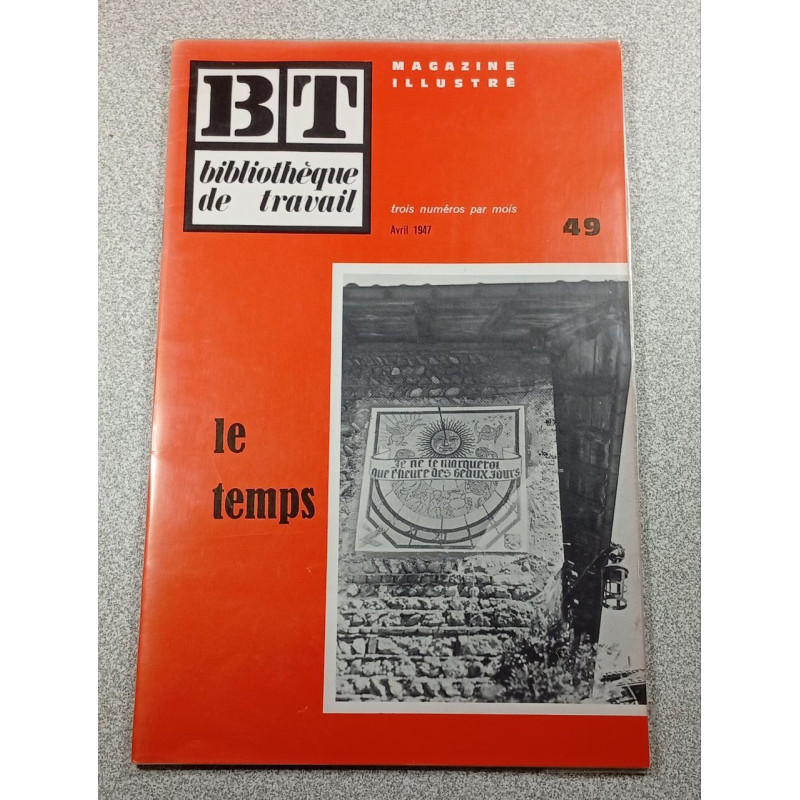 BT bibliothèque de travail n°49