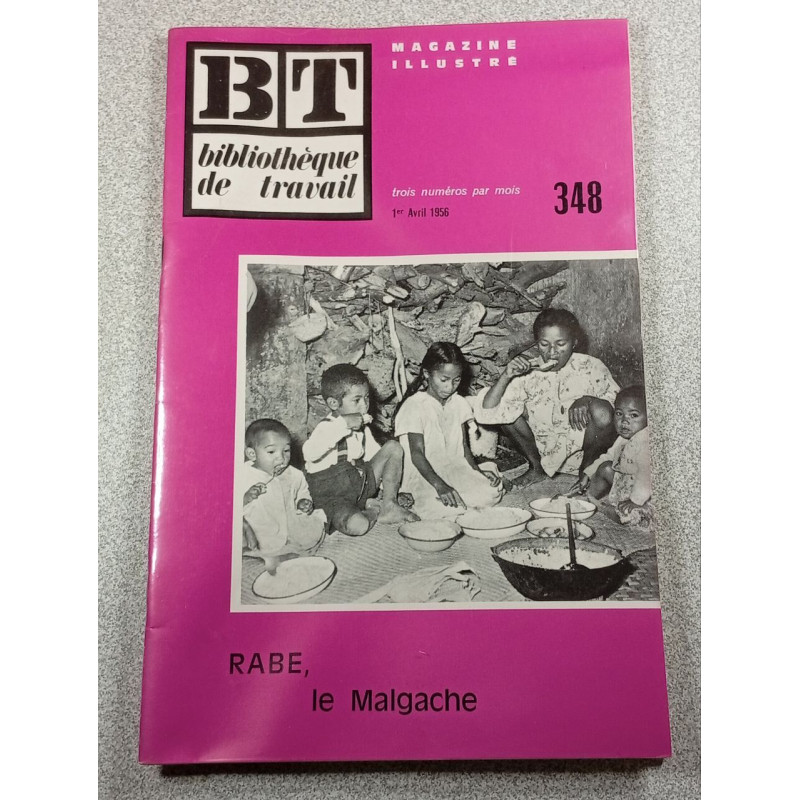 BT bibliothèque de travail n°348