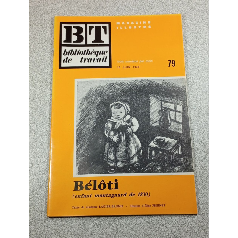BT bibliothèque de travail n°79