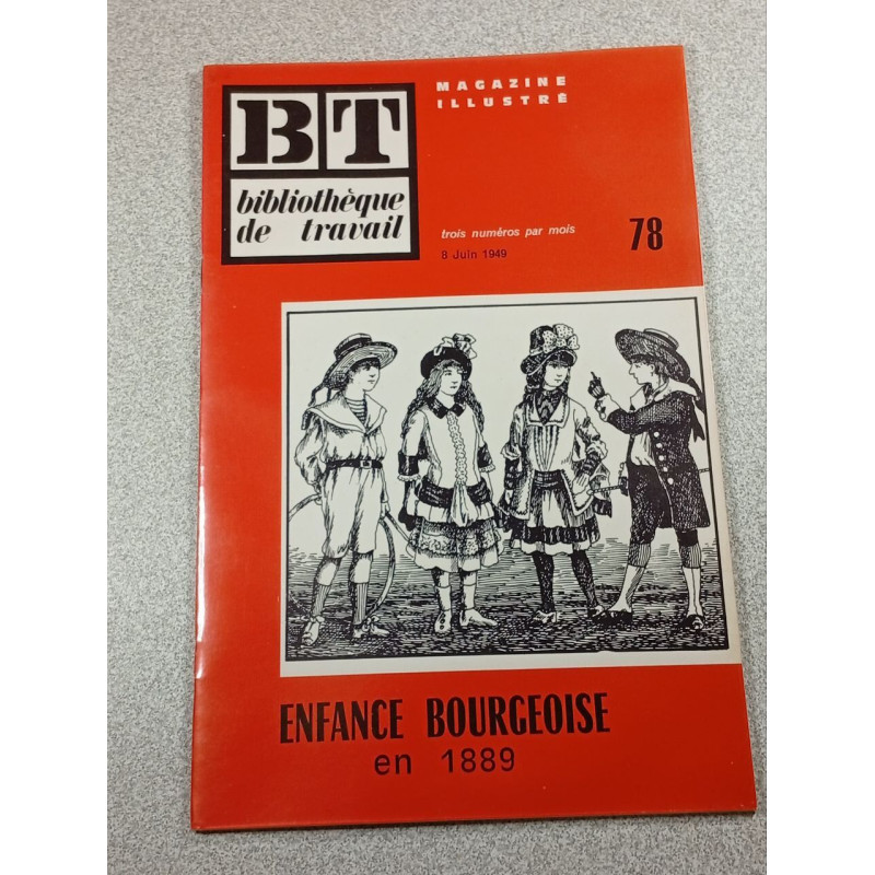 BT bibliothèque de travail n°78