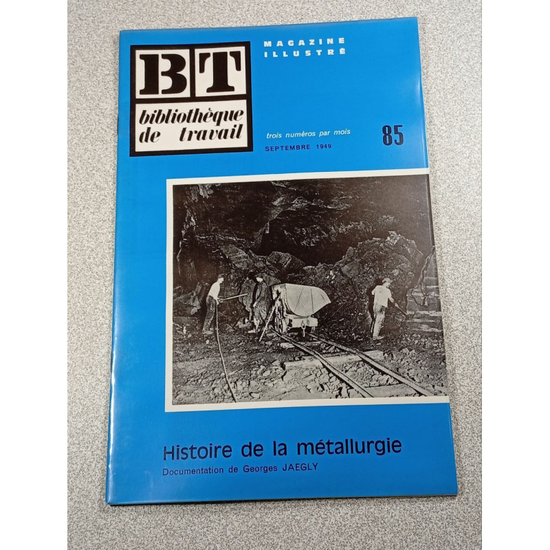 BT bibliothèque de travail n°85