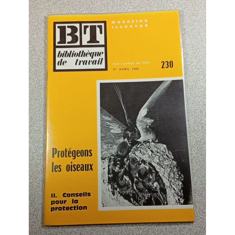 BT bibliothèque de travail n°230