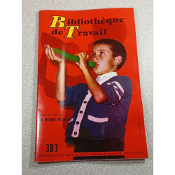 BT bibliothèque de travail n°383
