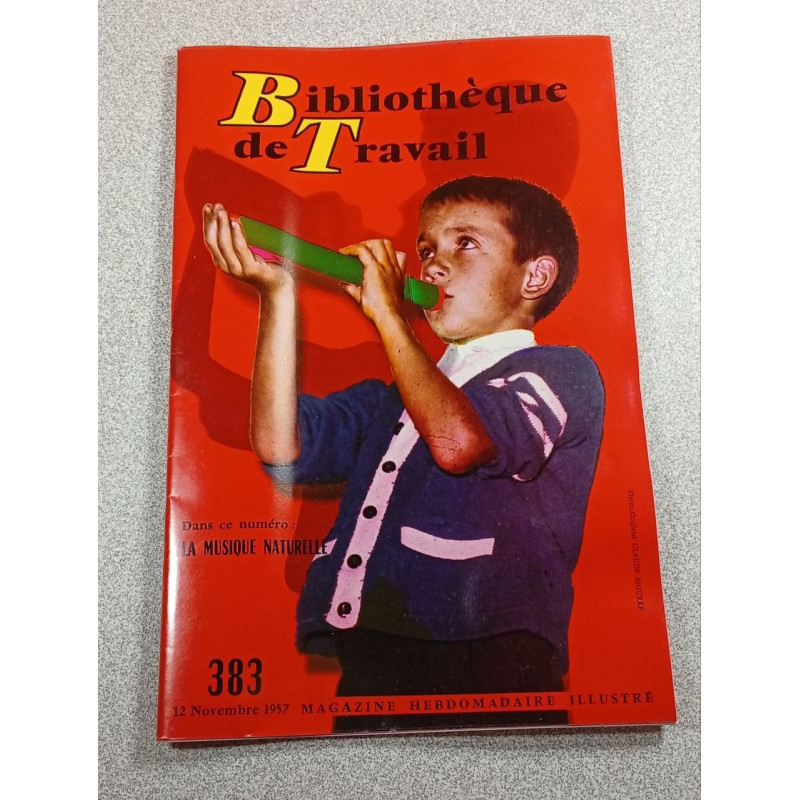 BT bibliothèque de travail n°383