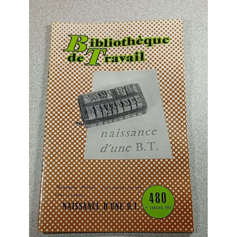 BT bibliothèque de travail n°480