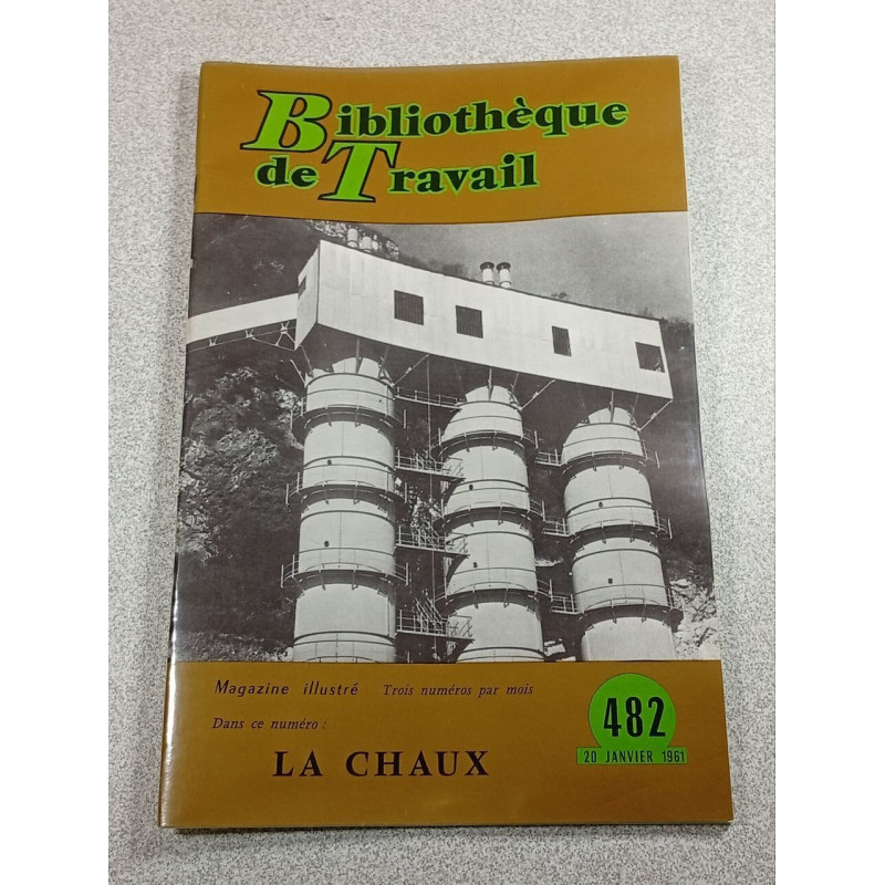 BT bibliothèque de travail n°482