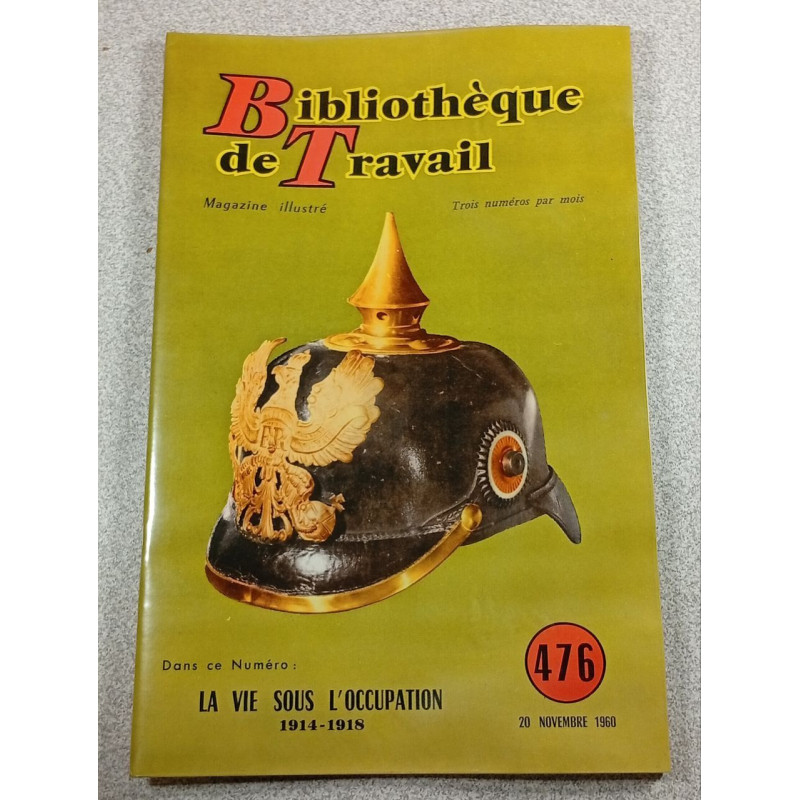 BT bibliothèque de travail n°476