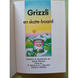 Grizzli en skate-board