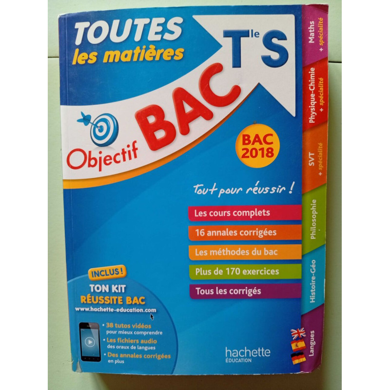 Objectif Bac 2018 - Toutes les matières Term S