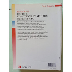 Excel 4. Fonctions Et Macros: Macintosh et PC