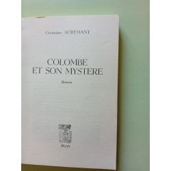 Colombe et son mystere : roman