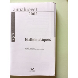 Annabrevet 2002 mathematiques s