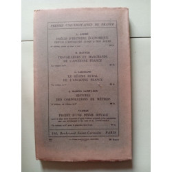 La pensée et l'action économiques du Cardinal de Richelieu