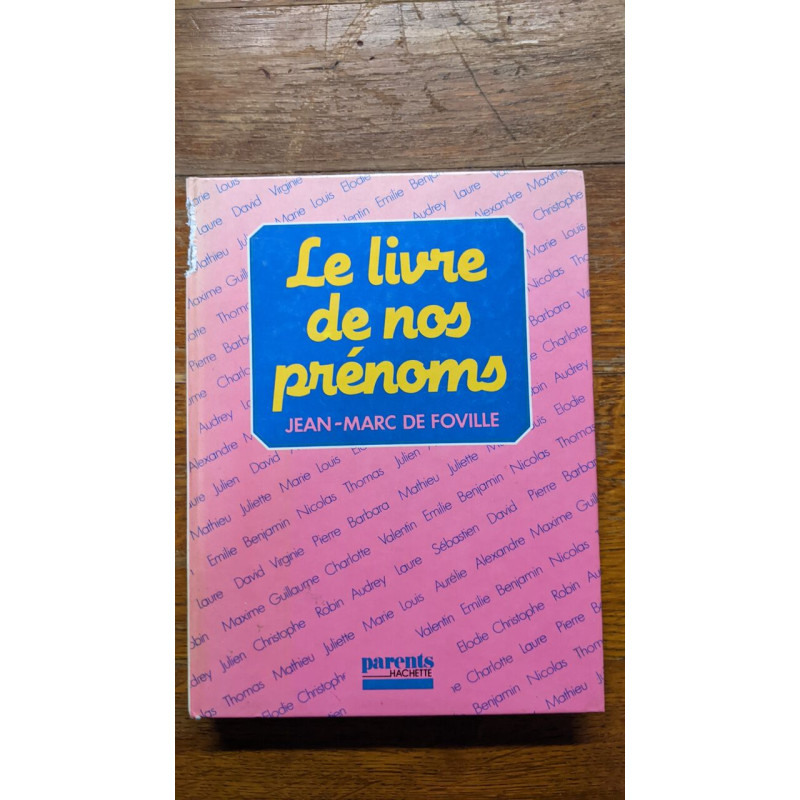 Le Livre de nos prénoms