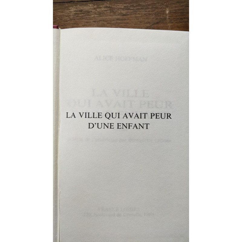 La ville qui avait peur d'une enfant