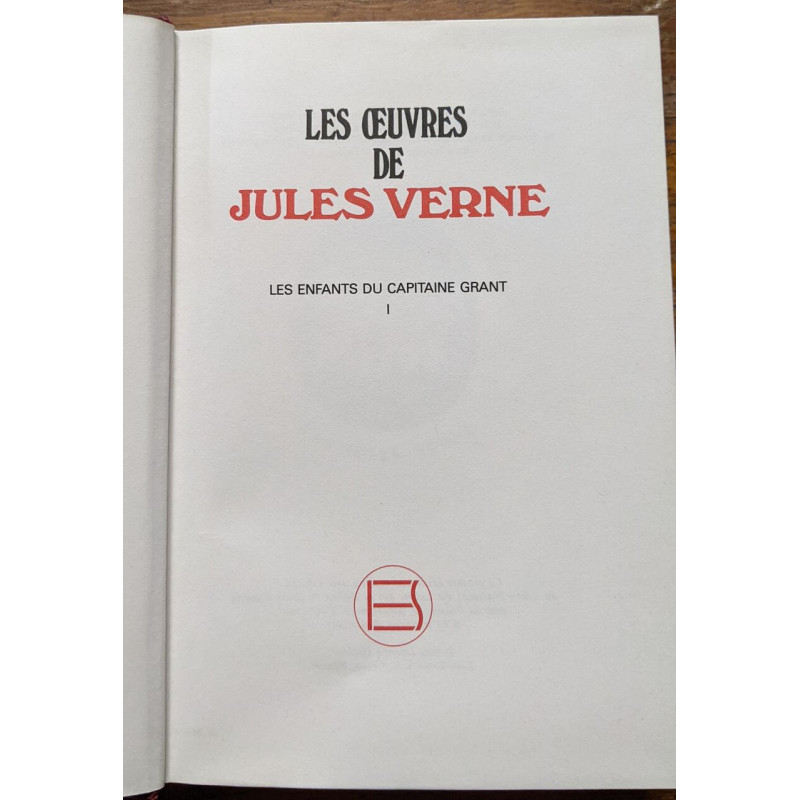 Les oeuvre de Jules verne les enfants du capitaine grant I