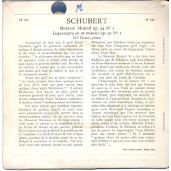 Impromptu Opus 90 No.1 / Opus 94 No.2 Moment Musical