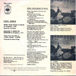 When Your Heart Is Weak