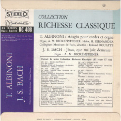 L'Adagio / Jésus Que Ma Joie Demeure