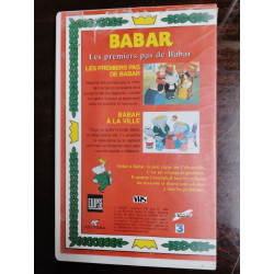 VHS - Babar Les premiers pas de babar / 1989