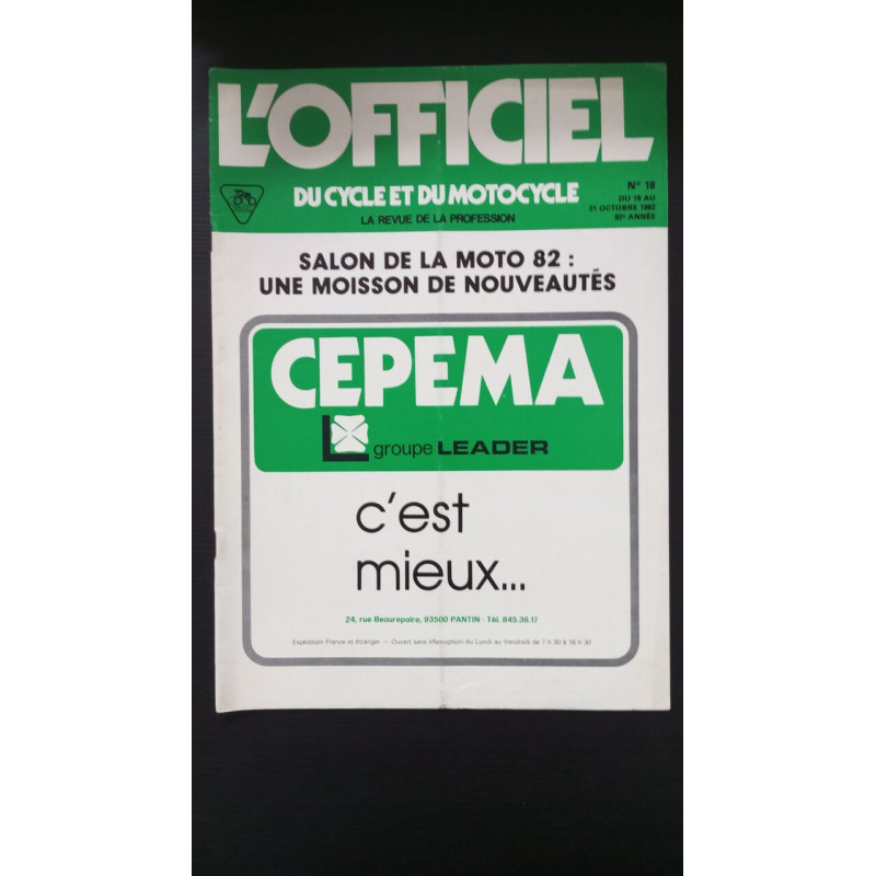 L'Officiel du cycle du motocycle et de la motoculture N° 18