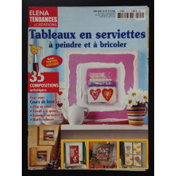 Elena tendances et créations - tableaux en serviettes