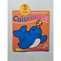 Collection Plein Soleil : coloriages 3 ans - phoque (-)