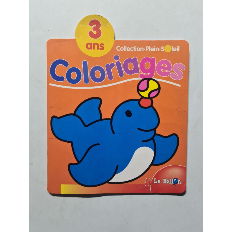 Collection Plein Soleil : coloriages 3 ans - phoque (-)