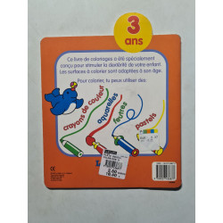 Collection Plein Soleil : coloriages 3 ans - phoque (-)