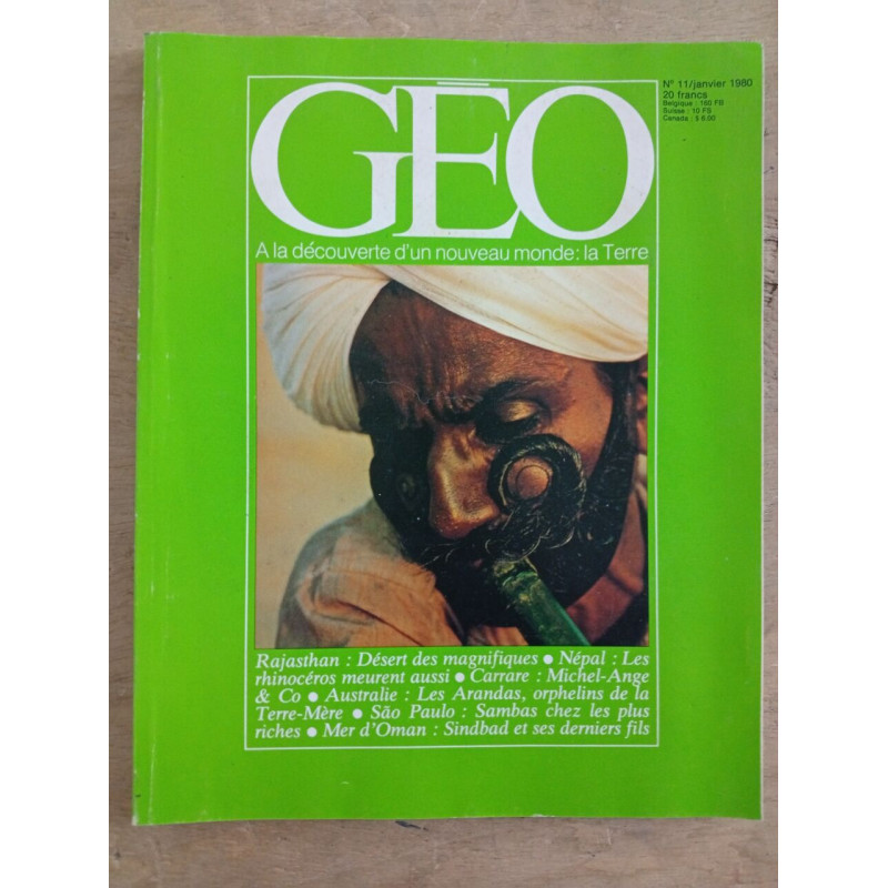 GEO nº 11 / janvier 1980