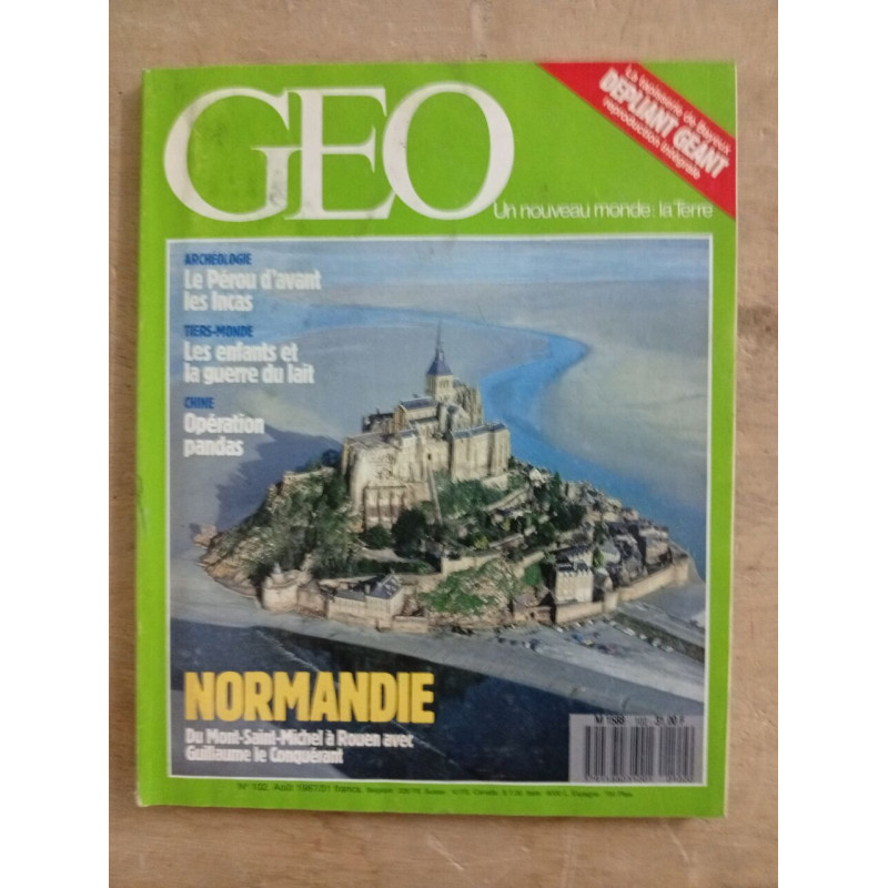 GEO nº 102 / août 1987