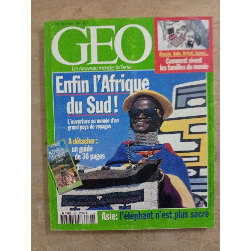 GEO - enfin l'afrique du sud