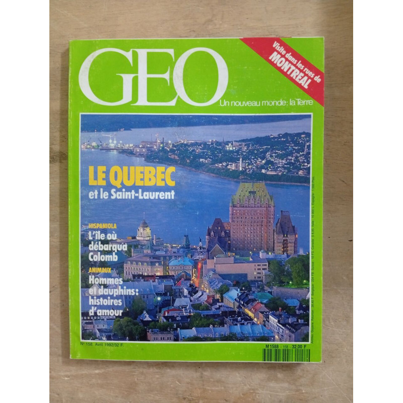 GEO nº 158 / avril 1992