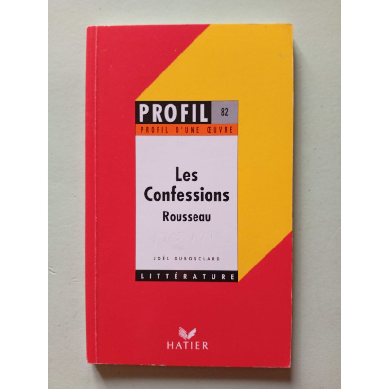 LES CONFESSIONS ROUSSEAU