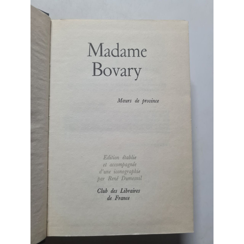 Madame Bovary