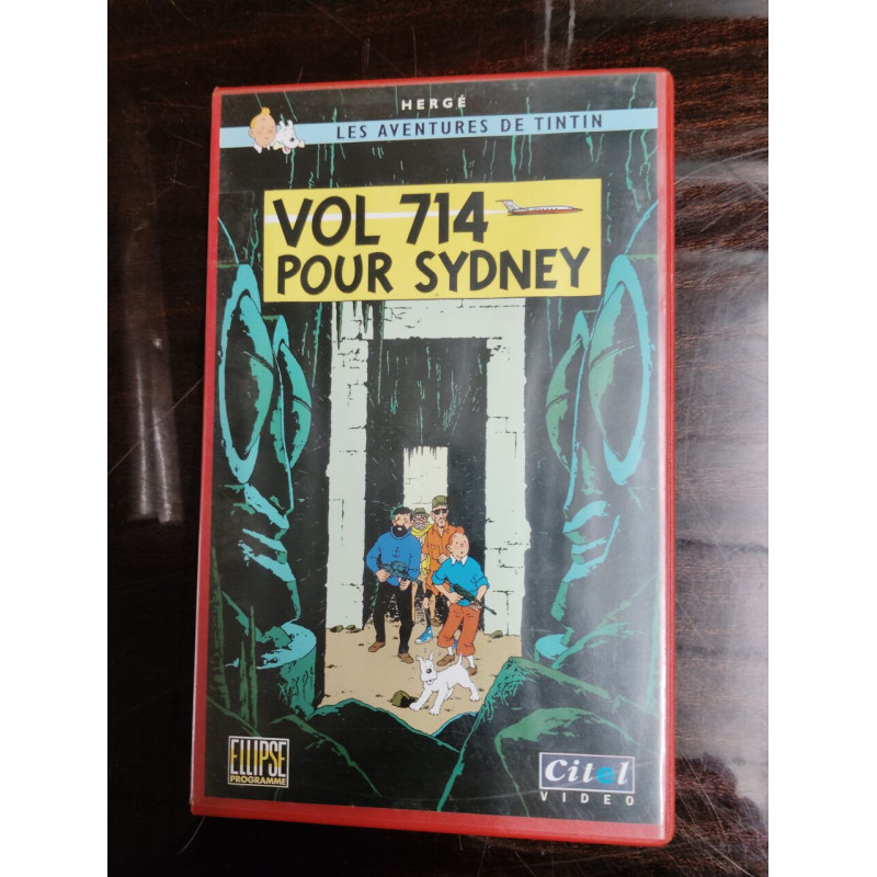 VHS - Le Aventures de TINTIN / Vol 714 pour Sydney