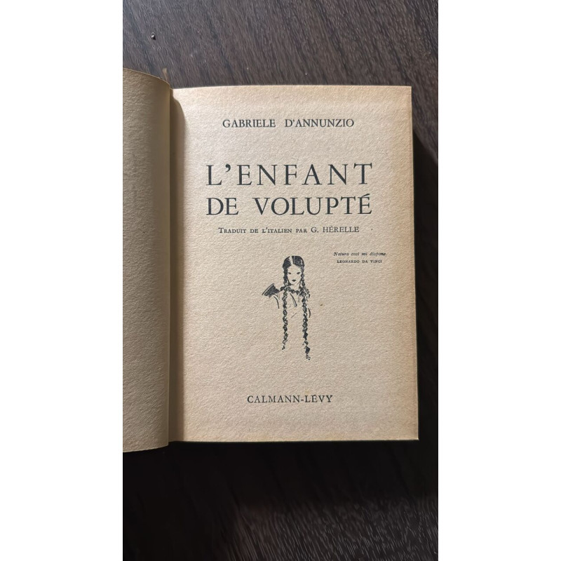 L'enfant de volupté