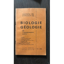 Bulletin Trimestriel de l'enseignement public Biologie geologie nº...
