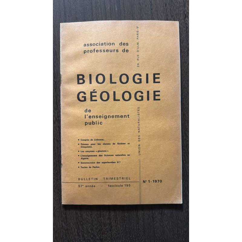 Bulletin Trimestriel de l'enseignement public nº 195 57 annees