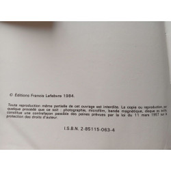 Mémento pratique Francis Lefèbvre. Comptable 1984