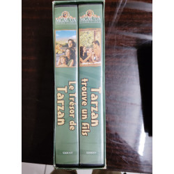 VHS - Collection Tarzan trouve un fils Le Trésor de Tarzan