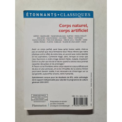 specimen corps naturel corps artificiel (PUBLICITE LITTERATURE)