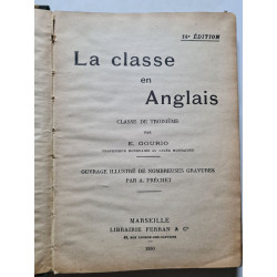 La classe en Anglais