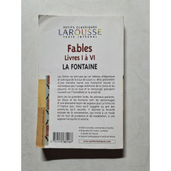 Fables choisies livres I à VI texte intégral
