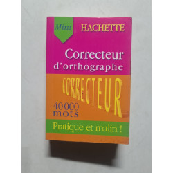 Le correcteur d'orthographe Hachette