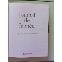 Journal de l'année Edition 1975